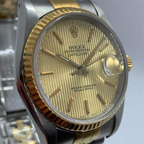 rolex tapestry 1990|bob's rolex datejust 16233.